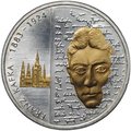 Монета 10 евро 2008 Франц Кафка позолота Германия
