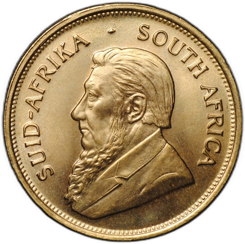 Монета 1 крюгерранд 1975 ЮАР