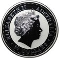 Монета 30 долларов 2000 Год дракона Лунар Австралия