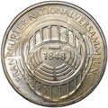 Монета 5 марок 1973 G Франкфуртское национальное собрание 125 лет Германия ФРГ