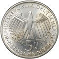 Монета 5 марок 1973 G Франкфуртское национальное собрание 125 лет Германия ФРГ