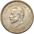 Монета 10 лит 1938 20 лет республике Президент Сметона Литва