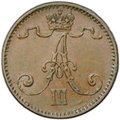 Монета 1 пенни 1894 Русская Финляндия
