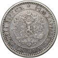 Монета 1 марка 1866 S Русская Финляндия