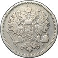 Монета 50 пенни 1872 S Для Финляндии