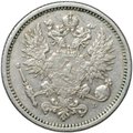 Монета 50 пенни 1889 L Русская Финляндия