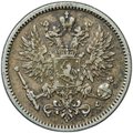 Монета 50 пенни 1892 L Русская Финляндия