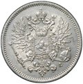 Монета 25 пенни 1909 L Русская Финляндия