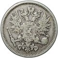 Монета 50 пенни 1874 S Для Финляндии