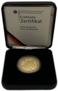 Монета 200 евро 2002 F Введение евро Германия