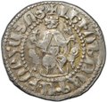 Монета Трам 1198-1219 Левон I Киликийская Армения 