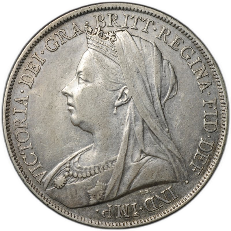 Монета 1 крона 1900 LXIV Великобритания
