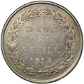 Монета 3 шиллинга 1814 Токен банка Англии Великобритания