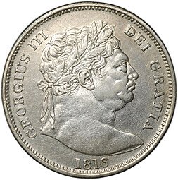 фото для Монета 1/2 кроны 1816 Великобритания Аверс