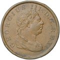 Монета 1 стивер 1813 Демерара и Эссекибо Британская Гвиана