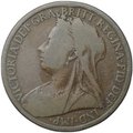 Монета 1 пенни 1901 Великобритания