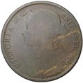 Монета 1 пенни 1884 Великобритания