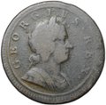 Монета 1/2 пенни 1723 Великобритания