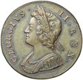 Монета 1/2 пенни 1729 Великобритания