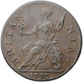 Монета 1/2 пенни 1772 Великобритания