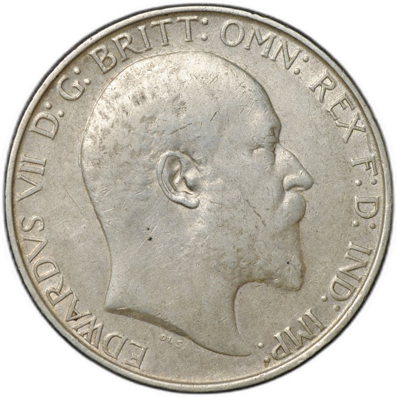 Монета 1 флорин - 2 шилинга 1908 Великобритания
