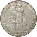 Монета 1 флорин - 2 шилинга 1908 Великобритания