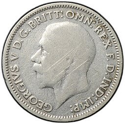 фото для Монета 6 пенсов 1936 Великобритания Аверс
