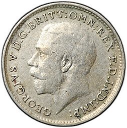 фото для Монета 3 пенса 1917 Великобритания Аверс