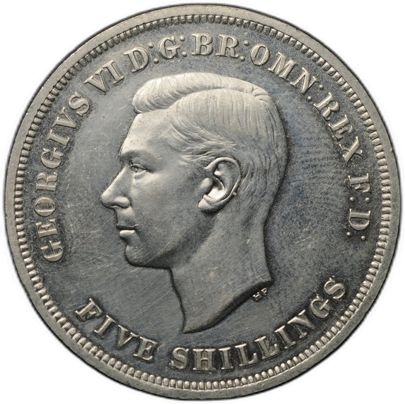 Монета 5 шиллингов 1951 Британский фестиваль Великобритания