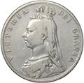 Монета 1/2 кроны 1889 Великобритания