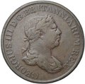 Монета 1 стивер 1815 Британский Цейлон