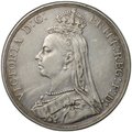 Монета 1 крона 1890 Великобритания