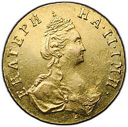 фото для Монета Полтина 1777 для дворцового обихода Аверс