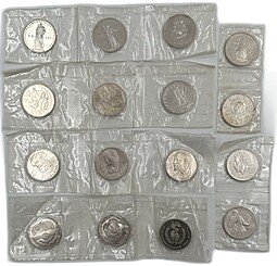 фото для Комплект 1 рубль 1965-1986 новоделы 1988 PROOF 15 монет в оригинальных запайках Аверс