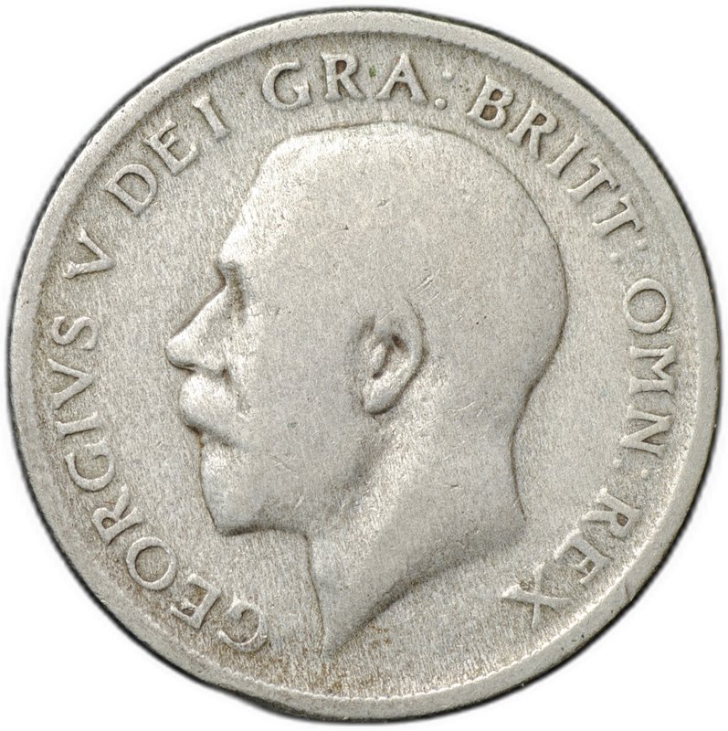 Монета 1 шиллинг 1920 Великобритания