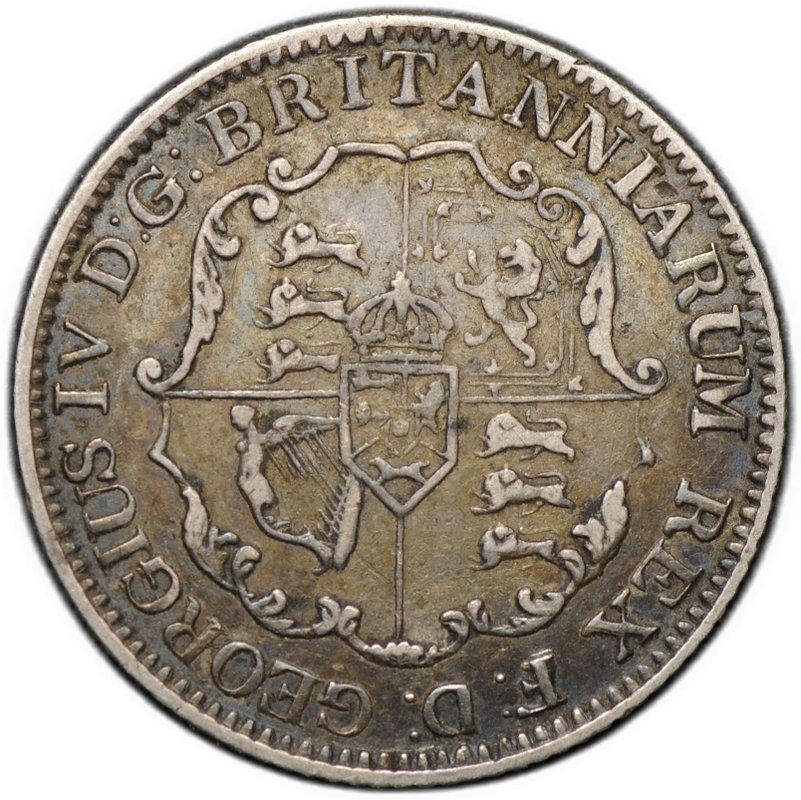 Монета 1/8 доллара 1822 Британская Западная Индия