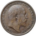 Монета 1 фартинг 1905 Великобритания
