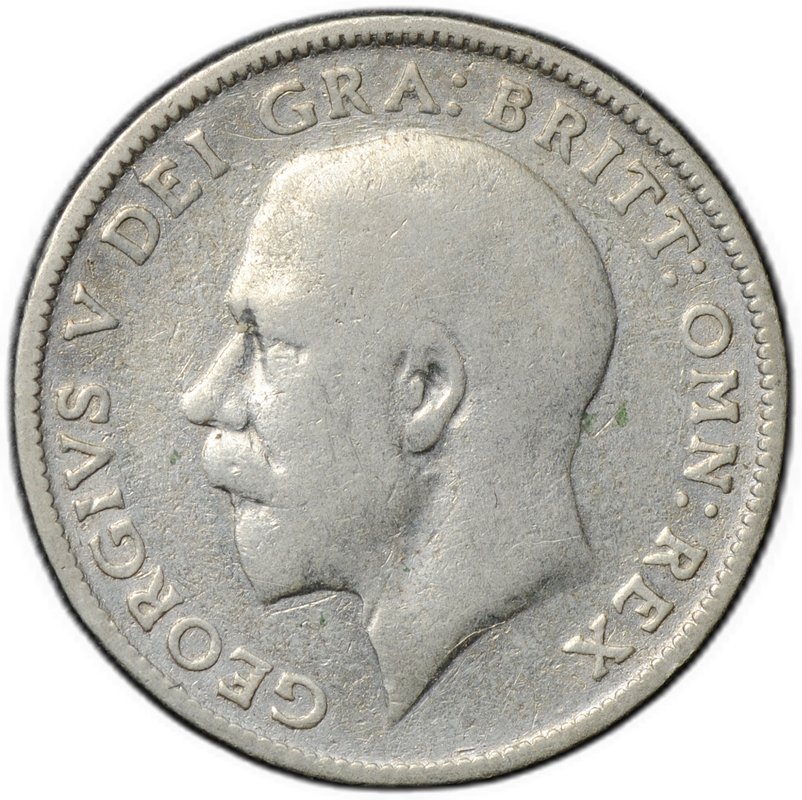 Монета 6 пенсов 1923 Великобритания