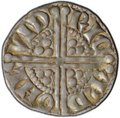 Монета 1 пенни 1251-1272 Генрих III со скипетром, длинный крест Лондон Англия