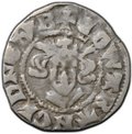 Монета 1 пенни 1272-1327 Эдвард I-II Дарем Англия