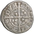 Монета 1 пенни 1272-1327 Эдвард I-II Дарем Англия