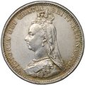 Монета 3 пенса 1887 новый тип Великобритания