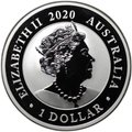 Монета 1 доллар 2020 Австралийский серебряный лебедь Австралия