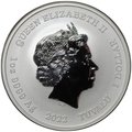 Монета 1 доллар 2022 Черный флаг - Корабль Восходящее солнце Уильям Муди BU Тувалу