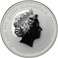 Монета 1 доллар 2020 Черный флаг - Королевский корабль Фортуна Чёрный Барт Тувалу