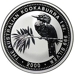 фото для Монета 1 доллар 2000 Австралийская Кукабара (Кукабарра) Австралия Аверс