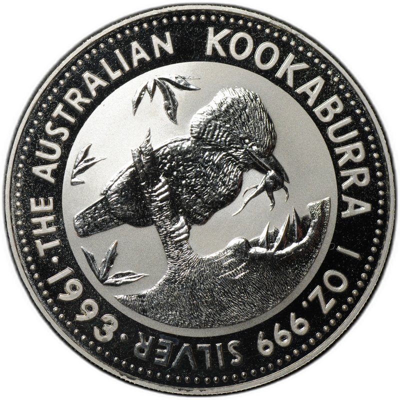 Монета 1 доллар 1993 Австралийская Кукабара (Кукабарра) Австралия
