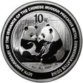 Монета 10 юаней 2009 30 лет китайским памятным монетам из драгоценных металлов Панды Китай