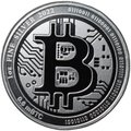 Монета 2 доллара 2022 Биткоин Ниуэ