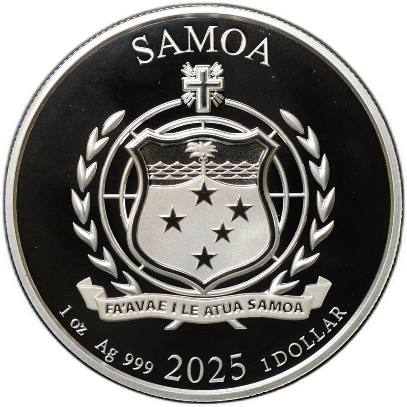 Монета 1 доллар 2025 Беркут Золотой орел Самоа